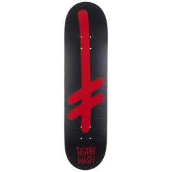 Deathwish Gang Logo Blk Red Bricks 8.0 X 31.5 Prancha de skate