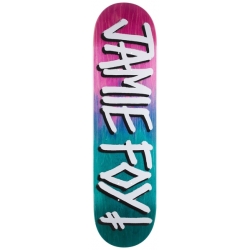 Deathwish Gang Name Jf Pink Teal 8.125 X 31.5 Skateboard bord