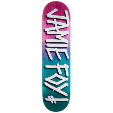 Deathwish Gang Name Jf Pink Teal 8.125 X 31.5 Planche Skateboard