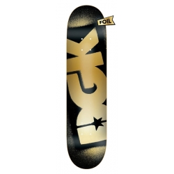 DGK O.g. Logo Foil Deck Black Gold 7.9 Skateboard Deck