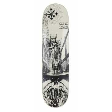 Disorder Clive Underworld 8.5 Bone Blk Skateboard Deck