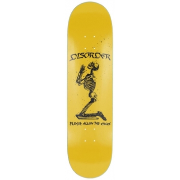 Disorder Team Patc Yellow 8.5 X 32 Planche Skateboard