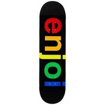 Enjoi Spectrum R7 Black 8.25 X 32 Wb 14.25 Planche Skateboard