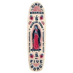 5Boro Cinco Barrios Cruiser Large Natural 8.0 X 32 Planche Skateboard