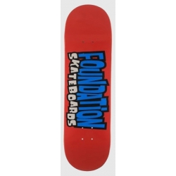 Foundation 8.0 From The 90s Red Skateboard bord