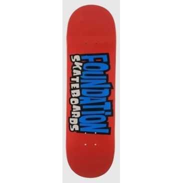 Foundation 8.0 From The 90s Red Planche Skateboard