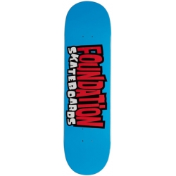 Foundation 8.25 From The 90s Blue Planche Skateboard