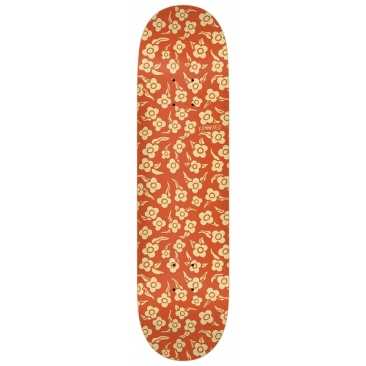 Krooked Flowers Orange 8.06 X 31.8 Prancha de skate