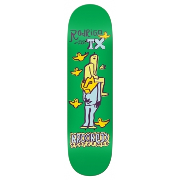 Krooked Rodrigo Tx Guest Green 8.06 X 31.8 Planche Skateboard