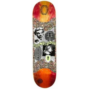 Madness Outcast Pop R7 Slick Orange Multi 8.62 X 31.95 Prancha de skate