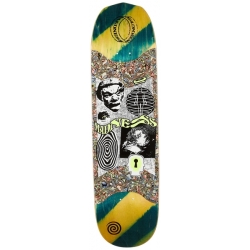 Madness Outcast R7 Slick Green Multi 8.5 X 32.15 Tavola da skateboard