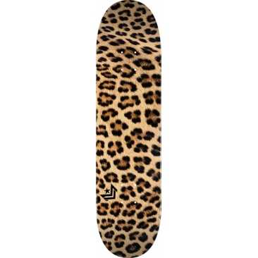 Mini Logo Fin Fur Feather 18 Leopard Fur 7.75 X 31.08 Tabla de skate