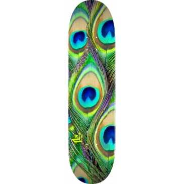 Mini Logo Fin Fur Feather 18 Peacock 7.75 X 31.08 Tabla de skate