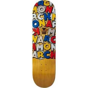 Monarch Project Rialto Logo R7 Yellow 8.5 X 32.1 Wb 14.25 Tabla de skate