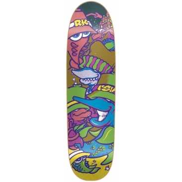 New Deal Knigge Dsv Ht Neon 8.6 X 31.79 Skateboard Deck