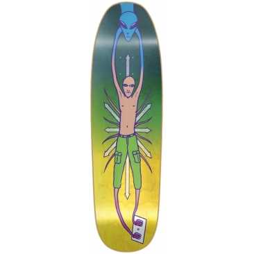 New Deal Vallely Alien Ht Neon 9.18 X 31.99 Skateboard Deck