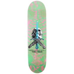 Powell Peralta Ps Skull and Sword Pink Green 8.0 X 31.45 Skateboard Deck