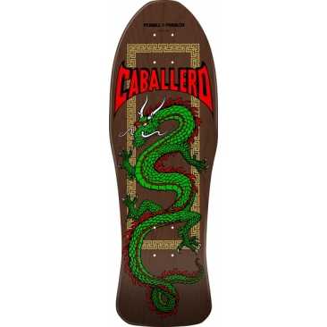 Powell Peralta Reissue Cab Chin Dragon 10.0 X 30 Brown Skateboard Deck