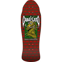 Powell Peralta Reissue Cab Street 9.6 X 29.75 Red Brown Skateboard Deck