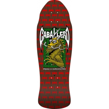 Powell Peralta Reissue Cab Street 9.6 X 29.75 Red Brown Planche Skateboard