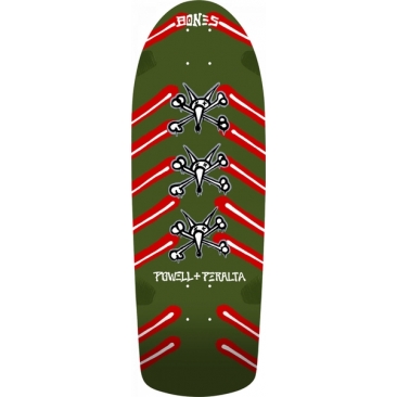 Powell Peralta Reissue Og Rat Bones Olive Grn 10.0 X 30 Planche Skateboard