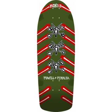 Powell Peralta Reissue Og Rat Bones Olive Grn 10.0 X 30 Prancha de skate