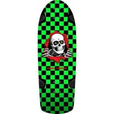 Powell Peralta Reissue Og Ripper Check Grn 10.0 X 30.2 Skateboard bord