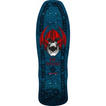 Powell Peralta Reissue Welinder Skull Blue 9.62 X 29.7 Planche Skateboard