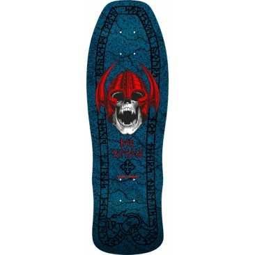 Powell Peralta Reissue Welinder Skull Blue 9.62 X 29.7 Skateboard bord