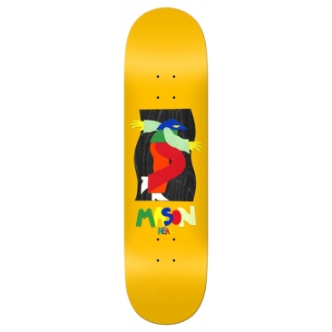 Real Mason By Marbie Yellow 8.5 X 31.85 - 14.25 Skateboard Deck