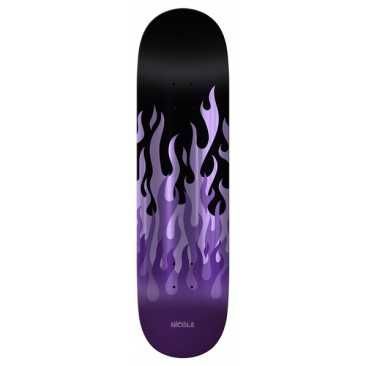 Real Nicole Kitted Purple 8.25 X 31.5 Skateboard Deck