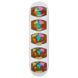 Real Tanner All The Earth White 8.38 X 32.25 Skateboard Deck