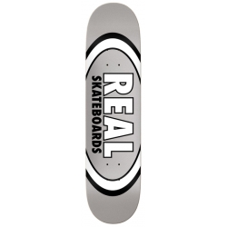 Real Team Classic Oval 7.75 X 29.5 True Mid Silver Planche Skateboard