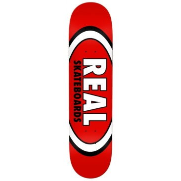 Real Team Classic Oval 8.12 X 31.38 Red Planche Skateboard