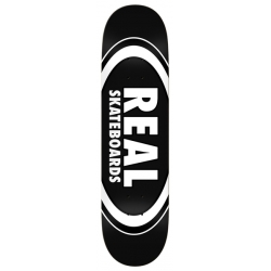 Real Team Classic Oval 8.25 X 32 Black Planche Skateboard