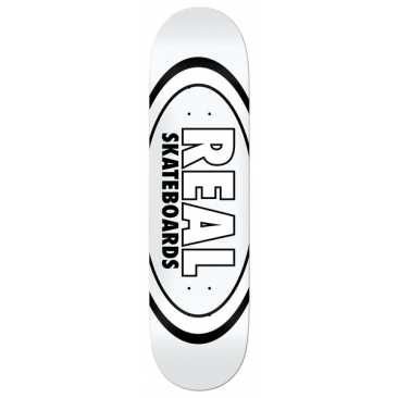 Real Team Classic Oval 8.38 X 32.25 White Planche Skateboard