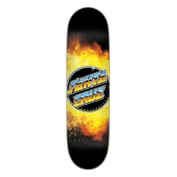 Santa Cruz Chrome Dot Flame Everslick 8.5 X 32.2 Skateboard bord