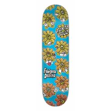 Santa Cruz Delfino Wildflower Vx Deck 8.25 X 31.60 Prancha de skate