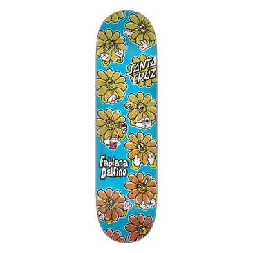 Santa Cruz Delfino Wildflower Vx Deck 8.25 X 31.60 Planche Skateboard