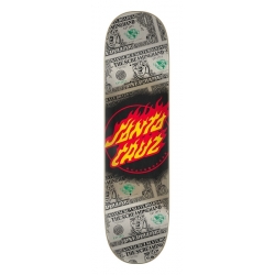 Santa Cruz Dollar Flame Dot 8.0 X 31.6 Skateboard Deck