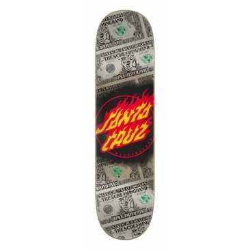 Santa Cruz Dollar Flame Dot 8.0 X 31.6 Prancha de skate