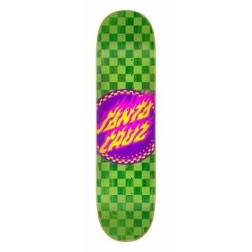 Santa Cruz Flame Dot Check 7-ply Birch 8.0 X 31.6 Skateboard bord