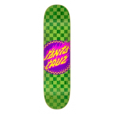 Santa Cruz Flame Dot Check 7-ply Birch 8.0 X 31.6 Planche Skateboard