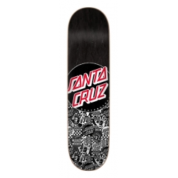 Santa Cruz Flier Collage Dot 8.125 X 31.7 Skateboard Deck