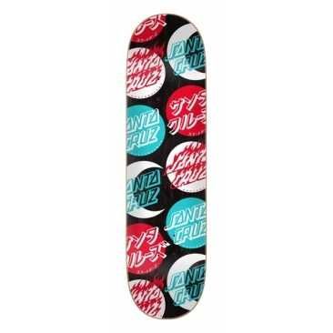 Santa Cruz Shadowless Dots 7 Ply Birch 8.25 X 31.8 Planche Skateboard