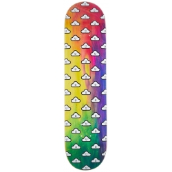 Thank You Tie Dye Woodgrain Good Clouds 8.0 Tie Dye Skateboard Deck