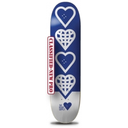 The Heart Supply Classified Pro 2 World Blue 8.25 Skateboard Deck