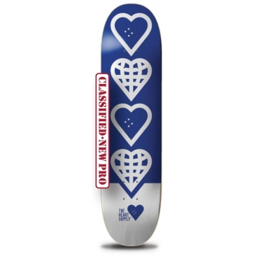 The Heart Supply Classified Pro 2 World Blue 8.25 Planche Skateboard