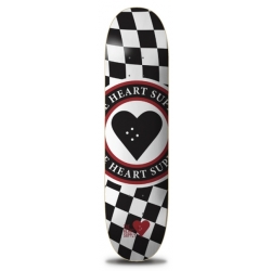 The Heart Supply Insignia Check Black 8.0 Tabla de skate