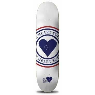 The Heart Supply Insignia White 8.25 Skateboard Deck